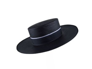 Sombrero negro con banda blanca – Nieta de José