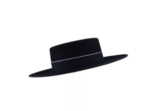 Sombrero negro con banda blanca – Nieta de José
