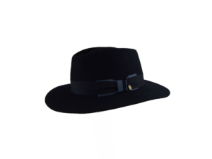 Sombrero negro con cinta y lazo – Nieta de José