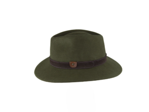 Sombrero verde con banda marrón de diseño clásico – Nieta de José